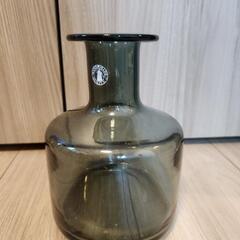 IKEA イケア フラワーベース 花瓶 グレー 17cm ペッパ...