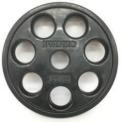 🔷🔶🔷UNY5/62 IVANKO イヴァンコ オリンピックラバー プレート 10㎏×2 計20㎏ 穴径50mm イージーグリップ ラバーウェイト セット🔷🔶🔷