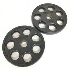 UNY5/62 IVANKO イヴァンコ オリンピックラバー プレート 10㎏×2 計20