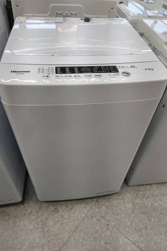 ☆Hisense/ハイセンス/4.5㎏洗濯機/2022年式/HW-K45E/№8557☆