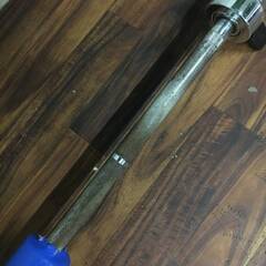 🔷🔶🔷ut11/95 IVANKO イヴァンコ OB-ECON オリンピックシャフト バーベルシャフト 長さ2,200mm スリーブ直径50mm ウェイト クリップ付①🔷🔶🔷