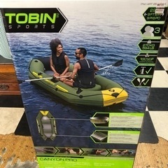 未使用！トービンスポーツ キャニオンプロ 3人用 インフレータブルラフトセット