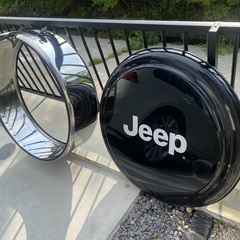 ジープ ラングラー 背面 スペア タイヤカバー