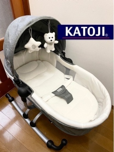 ｟14日間限定｠【美品】KATOJI ベビーベット　ベビーチェア　360°回転式