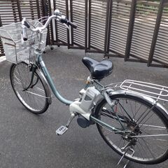 電動アシスト自転車（現状渡し）お買い物など近場使用に如何ですか？