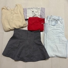 ジーパンGU、Tシャツ、スカート、セーターGU