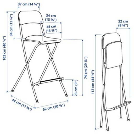 IKEA 椅子　(大/小)