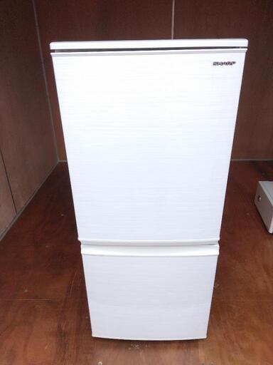 シャープ ノンフロン冷凍冷蔵庫 SJ-D14F-W 2ドア 2020年製  無料配達有り