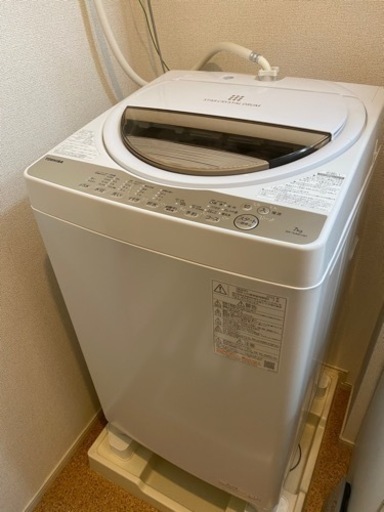 【譲渡済】TOSHIBA 7.0kg 2022年式【全自動洗濯機】