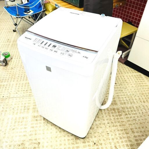 9/1ハイセンス/Hisense 洗濯機 HW-G45E4KW 2017年製 4.5キロ