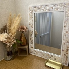 【受付終了】鏡 + 造花 × 花瓶