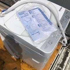 SHARP ES-GE6B. 洗濯機　6キロ　2018