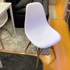 リサイクルサービス八光】幅120㎝ ホワイト ガラステーブル4人掛け