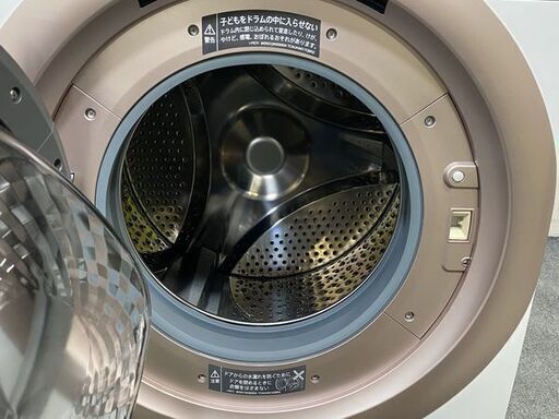 高年式!2022年製! SHARP/シャープ コンパクト ドラム式洗濯乾燥機 洗濯7.0kg/乾燥3.5kg スリム ES-S7G 中古 店頭引取歓迎 R7417