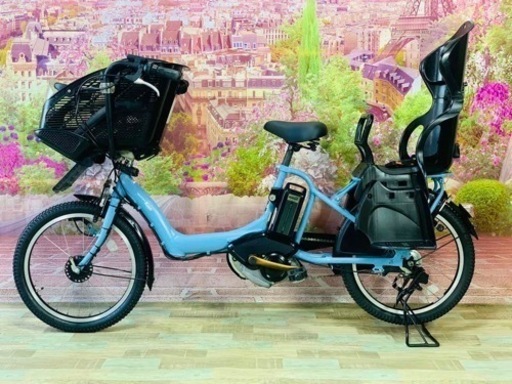 ❹ 5548子供乗せ電動アシスト自転車ヤマハ3人乗り対応20インチ