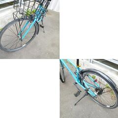 自転車 26インチ 7段変速 BRIDGESTONE SCHLEIN ブルー系 シティサイクル ブリヂストン シュライン 苫小牧西店