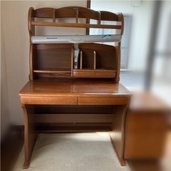【9月13日まで限定】木製学習机と椅子セット！
