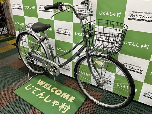 成約済】【前後タイヤ新品‼︎/6段ギア付/オートライト/26インチ