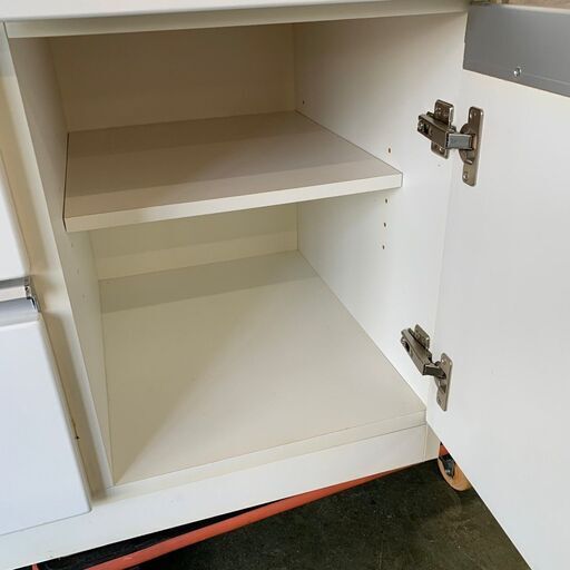【NITORI】 ニトリ 食器棚 キッチンボード レンジボード ダイニングボード アリシア ALICIA 120KB-WH 幅120cm ホワイト