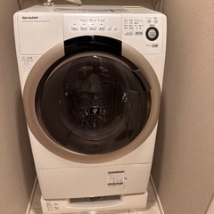 【ネット決済】【値下げ】ドラム式洗濯機　SHARP シャープ