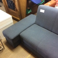 ソファーベッド 収納引き出し付き 紺色 横幅193cm 奥行き100cm 高さ 
