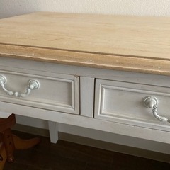 シャビー風 コンソール・パソコンデスク