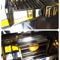 (1075-0) 業務用 ステンレス レンジフード 幅1100×奥700×高さ650mm グリスフィルター付き 中古 ダクト 換気扇 厨房 引き取りも歓迎 大阪府