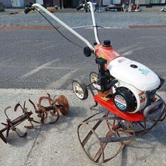 ヤンマー管理機　スパイラルローター草刈り