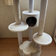 キャットタワー　猫　爪とぎ　小さめ　子猫 用　短足 用