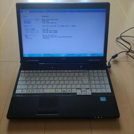 FUJITSU LIFEBOOK A561/C Core i5/メモリー8GB