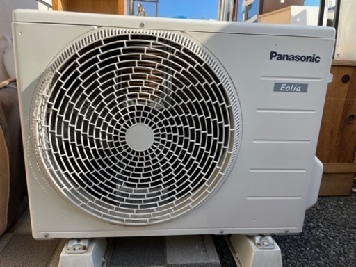 Panasonic パナソニック CS-227CFR-W Eolia エオリア ルームエアコン 6畳 2017年製 Fシリーズ エコナビ インバーター冷暖房除湿タイプ 省エネ基準クリアモデル リモコン 取説付き