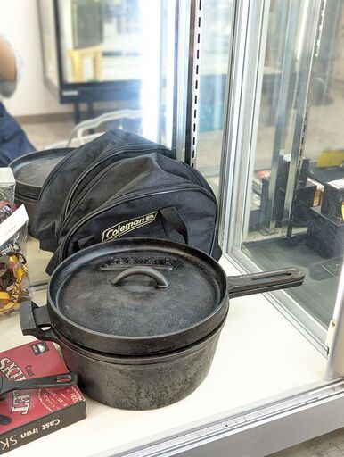 ☆ジモティー割引有り☆Coleman グリルコンボクッカー 10インチ 170-6497　ag-sp044