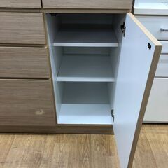 ★ジモティ割あり★ ナチュラル 食器棚  W119×D53×H192 クリーニング済み SJ3047