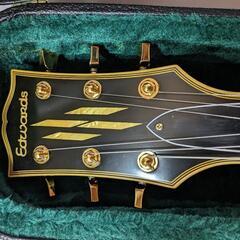 極美品　エドワーズ　Edwards E-SA-180LTC Black ESP セミアコ ES-335 ハードケース付属　GOTO　ロックペグ　