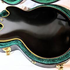 極美品　エドワーズ　Edwards E-SA-180LTC Black ESP セミアコ ES-335 ハードケース付属　GOTO　ロックペグ　