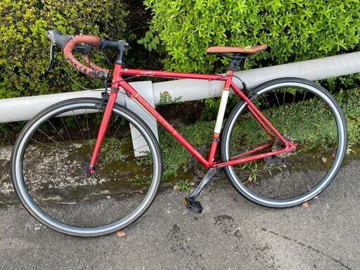 ロードバイク　No.994　自転車　レッド　【リサイクルショップどりーむ鹿大前店】 ロードバイク No.994 自転車 レッド 【リサイクルショップどりーむ鹿大