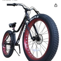 【値下げしました】 ファットバイク　2ヶ月使用して倉庫保管　