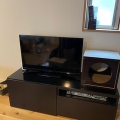 IKEA ガラス テレビ台