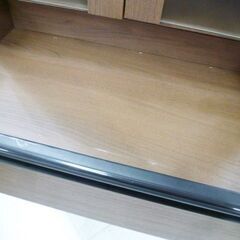 ニトリ 食器棚 幅60×奥行40×高さ178cm ブラウン系 スリム食器棚 キッチン収納 収納家具 苫小牧西店