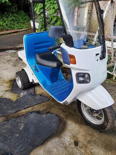 キャノピー2サイクルーワイドホイルバッテリ新品シイト張り替え60キロぐらいでますキズありませんプラグ交換してあります