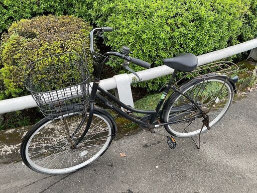 自転車 じてんしゃ 26インチ 通学車 通学 通勤車 通勤 本体 シマノ 