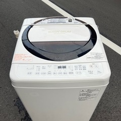 🌸一人暮らし洗濯機6キロ✓設置込み㊗️保証あり🚘配達可能 - 洗濯機 