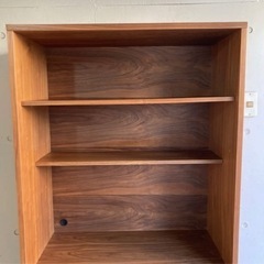 無印良品】スタッキングキャビネット・デスクユニット・ウォールナット材