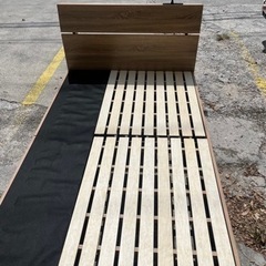 配達可【セミダブルベッド】【フレームのみ】クリーニング済み【管理番号11808】