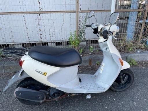取引中 SUZUKI lets4 レッツ4 アイボリー 不動 部品取り ジャンク