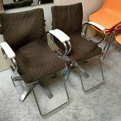 カットチェア　日本製　セット椅子　美容室　2台セット