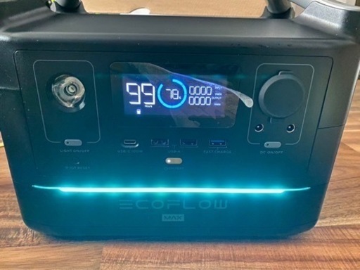 ecoflow river max 576wh ポータブル電源　蓄電池