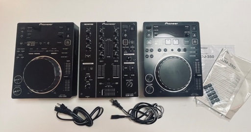 中古 Pioneer CDJ-350×2台 DJM-350 DJセット