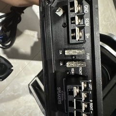 十二型拡声器ラッパTwitterサウンドアンプと配線。