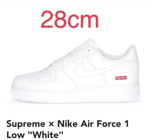 新品　ナイキ エアフォース1 ロー シュプリーム CU9225-100 Supreme ホワイト AIR JORDAN